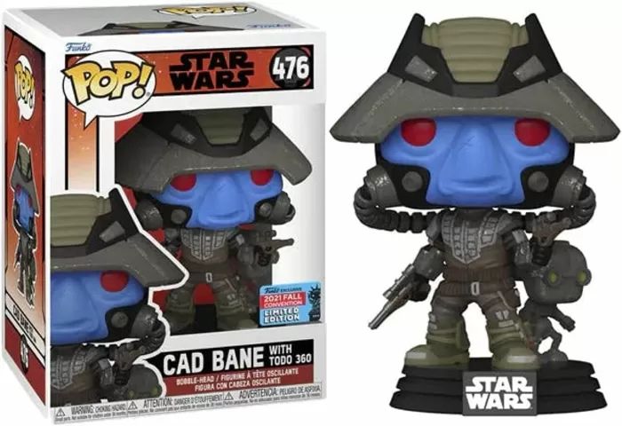 FUNKO POP STAR WARS CAD BANE WITH TODO 360 LIMITED EDITION - 476