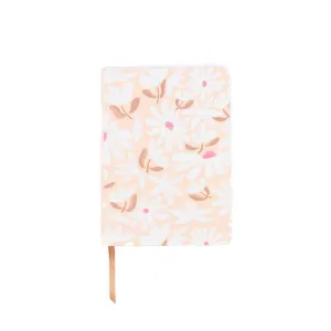 DRAEGER CUADERNO DE NOTAS FLORES NUDE MARFIL A5