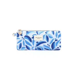 DRAEGER ESTUCHE DE ALGODON FLORES AZULES
