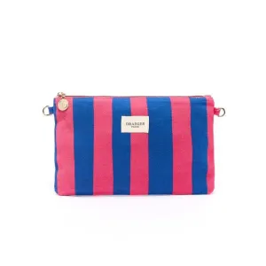 DRAEGER NECESER PORTATODO RAYAS FRAMBUESAS Y AZULES