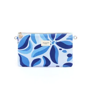 DRAEGER NECESER PORTATODO FLORES AZULES
