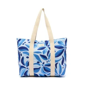 DRAEGER TOTEBAG BOLSO FLORES AZULES