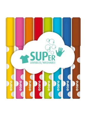 DJECO COLORES PARA PEQUES 8 ROTULADORES