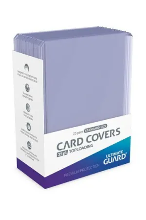 ULTIMATE GUARD CARD COVERS TOPLOADER (25) - 35 PT