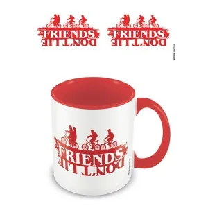 STRANGER THINGS NETFLIX - TAZA ROJA  FRIENDS DON'T LIE
