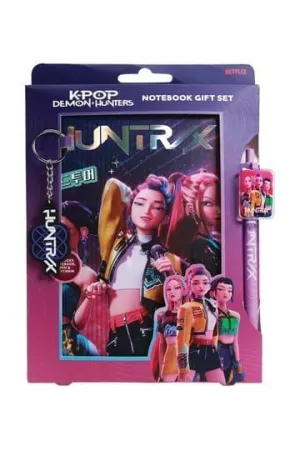 KPOP DEMON HUNTERS CUADERNO DE REGALO HUNTR/X