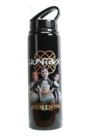 LAS GUERRERAS KPOP DEMON HUNTERS BOTELLA FLIP TOP GOLDEN