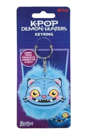 LAS GUERRERAS KPOP DEMON HUNTERS LLAVERO POM POM DERPY