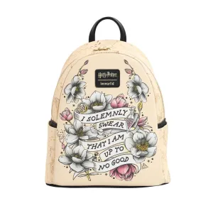 LOUNGEFLY MOCHILA HARRY POTTER TATTOO ART 26 CM