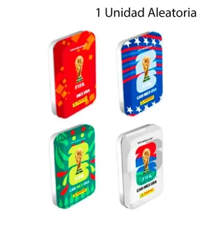PANINI MUNDIAL DE FUTBOL 2026 LATA 8 SOBRES MODELOS ALEATORIOS