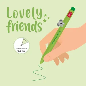 LEGAMI BOLIGRAFO GEL LOVELY FRIENDS KOALA TINTA VERDE