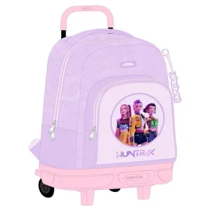 MOCHILA GRANDE RUEDAS COMPACT EXTRAIBLE GUERRERAS K-POP DEMON HUNTERS