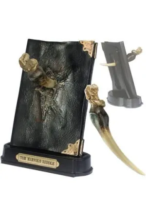 HARRY POTTER RÉPLICA 1/1 DIARIO DE TOM RIDDLE CON EL COLMILLO DE BASILISCO
