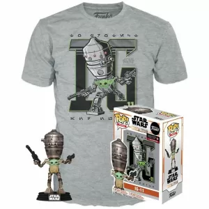 FUNKO POP & TEE STAR WARS IG-11 WITH THE CHILD SPECIAL EDITION CAMISETA TALLA (XL)