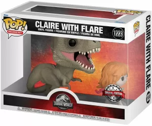 FUNKO POP JURASSIC WORLD - CLAIRE WITH FLARE (POP! MOMENT) SPECIAL EDITION - 1223