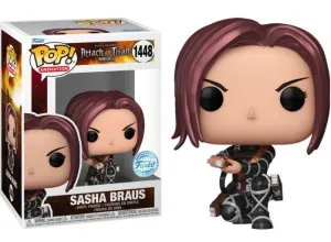 FUNKO POP ATTACK ON TITAN - ATAQUE A LOS TITANES SASHA BRAUS (METALLIC) (EDICIÓN EXCLUSIVA) 1448