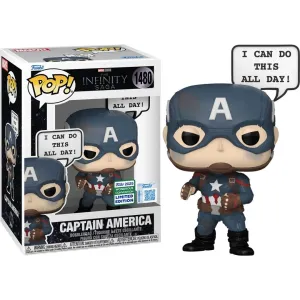 FUNKO POP MARVEL INFINITY SAGA CAPITAN AMERICA WONDERCON 2025 EXCLUSIVA 1480