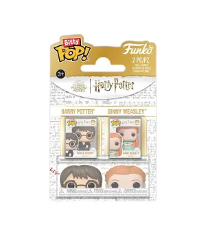 FUNKO BITTY POP HARRY POTTER PACK X 2 UNIDADES HARRY POTTER Y GINNY WEASLEY