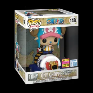 FUNKO POP RIDES DELUXE ONE PIECE TONY TONY CHOPPER CON BRACHIO TANQUE V 148 LIMITED EDITION 2026 SUMMER CONVENTION