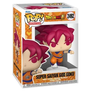 FUNKO POP DRAGON BALL SUPER - SUPER SAIYAN GOD GOKU 2492