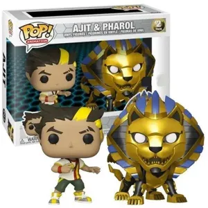 FUNKO POP BAKUGAN AJIT & PHAROL 2-PACK (EDICIÓN EXCLUSIVA) CAJA DAÑADA