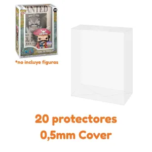 RESERVA PROTECTORES FUNKO POP COVER 0,5 MM DE GROSOR PACK X 20 UNIDADES