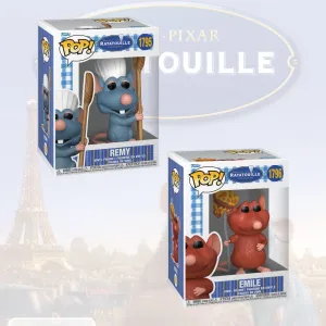 RESERVA FUNKO POP DISNEY PIXAR RATATOUILLE PACK COMPLETO X 2 UNIDADES REMY 1795 EMILE 1796
