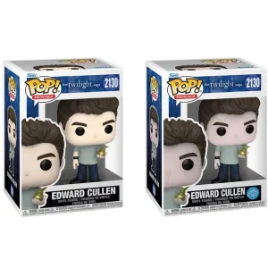 RESERVA FUNKO POP BUNDLE CREPUSCULO EDWARD CULLEN 2130 VERSION REGULAR + VERSION GLITTER CHASE + PROTECTORES POP 0,5MM DE REGALO