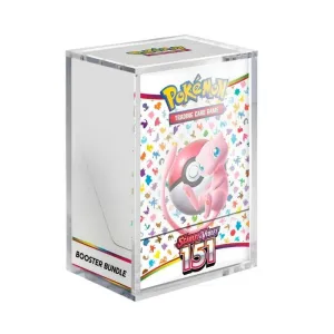 PROTECTOR ACRILICO MAGNETICO PARA POKEMON BOOSTER BUNDLE 6 SOBRES 7,6 X 5,3 X 11,4CM (MEDIDA INTERIOR) 5 MM DE GROSOR PROTECCION UV