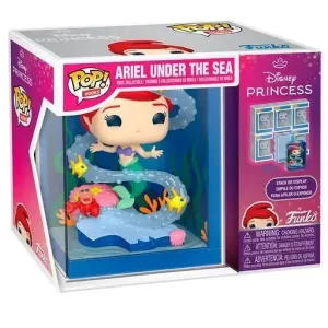 FUNKO POP NOOKS SUJETALIBROS DISNEY PRINCESAS ARIEL UNDER THE SEA CAJA DAÑADA