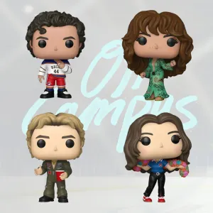RESERVA FUNKO POP OFF CAMPUS PACK COMPLETO X 4 UNIDADES GARRETT GRAHAM ALLIE HAYES DEAN DI LAURENTIS HANNAH WELLS