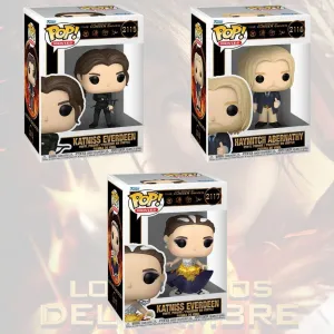 RESERVA FUNKO POP MOVIES THE HUNGER GAMES LOS JUEGOS DEL HAMBRE PACK COMPLETO X 3 UNIDADES KATNISS EVERDEEN 2115 HAYMITCH ABERNATHY 2116 KATNISS EVERDEEN IN WEDDING DRESS 2117
