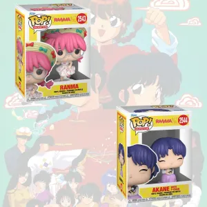 RESERVA FUNKO POP RANMA 1/2 PACK COMPLETO X 2 UNIDADES RANMA2543 AKANE 2544