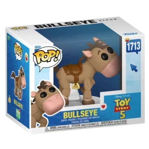 FUNKO POP PREMIUM DISNEY TOY STORY 5 BULLSEYE PERDIGON 1713 CAJA DAÑADA