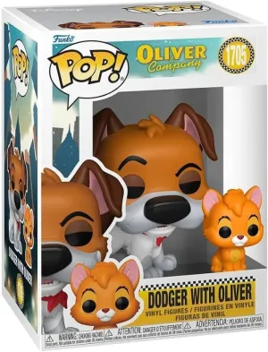 FUNKO POP OLIVER & COMPANY DODGER CON OLIVER 1705 CAJA DAÑADA