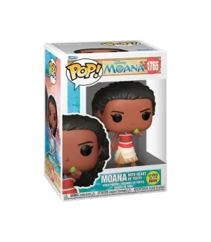 FUNKO POP DISNEY MOANA MOANA CON CORAZÓN DE TE FITI 1765 CAJA DAÑADA