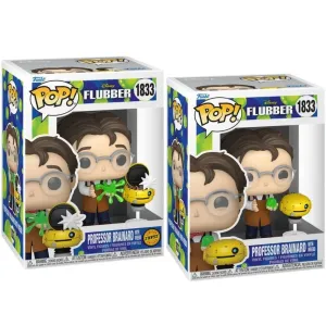 RESERVA FUNKO BUNDLE DISNEY FLUBBER PROFESSOR BRAINARD WITH WEEBO + CHASE 1833 + PROTECTORES POP 0,5MM DE REGALO