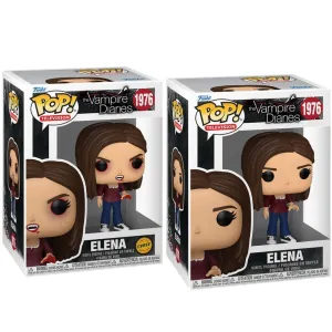 RESERVA FUNKO POP BUNDLE THE VAMPIRE DIARIES ELENA + CHASE 1976 + PROTECTORES POP 0,5MM DE REGALO