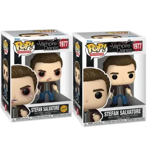 RESERVA FUNKO POP BUNDLE POP THE VAMPIRE DIARIES ESTEFAN SALVATORE + CHASE 1977 + PROTECTORES POP 0,5MM DE REGALO