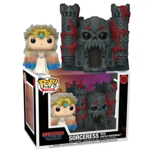 FUNKO POP TOWN MASTER OF THE UNIVERSE LA HECHICERA CON EL CASTILLO DE GRAYSKULL 51 - CAJA DAÑADA