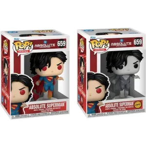 RESERVA FUNKO POP BUNDLE DC COMICS ABSOLUTE UNIVERSE ABSOLUTE SUPERMAN + CHASE 659 + PROTECTORES POP 0,5MM DE REGALO