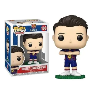 FUNKO POP F.C. BARCELONA ROBERT LEWANDOWSKI 108 - CAJA DAÑADA