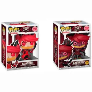 FUNKO POP ANIMATION BUNDLE HAZBIN HOTEL ALASTOR + CHASE ALASTOR FORMA DEMONIO 2242