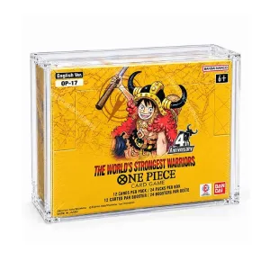 RESERVA PROTECTOR ACRILICO MAGNETICO PARA CAJA ONE PIECE 24 SOBRES 16 X 7,8 X 13,2 CM