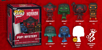 Funko Pop! Mystery Warner Bros. Horror en Passarella Pop: Pennywise, La Llorona, Annabelle y The Nun en caja sorpresa